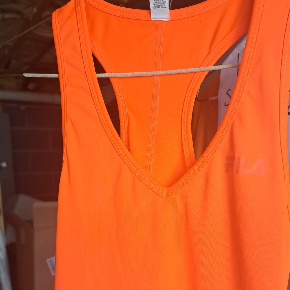 Fila Vivid Orange Athletic Tank